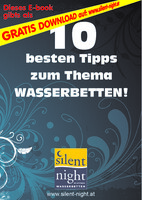 10 Jahre Garantie auf die Wasserbetten von Silent Night