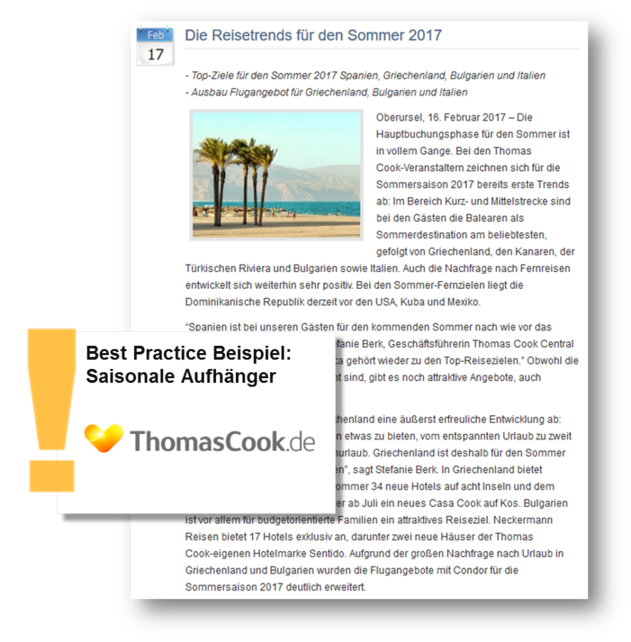 Sommer PR: Die Reisetrends für den Sommer 2017