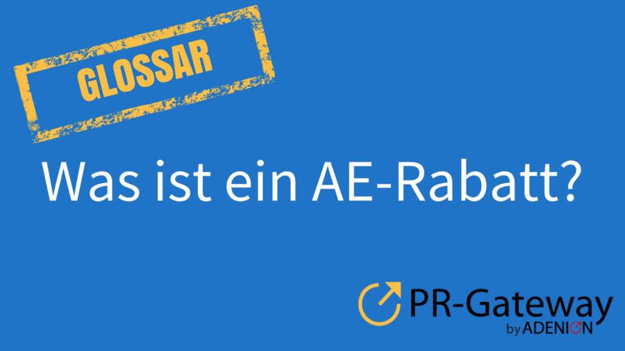 Was ist ein AE-Rabatt?
