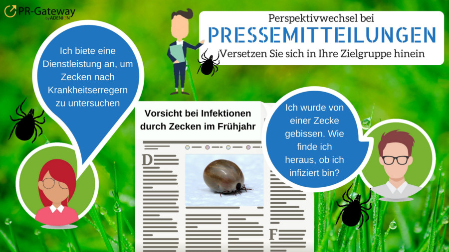 Online-Pressemitteilungen in der Gesundheitsbranche: Perspektivwechsel: Versetzen Sie sich in Ihre Zielgruppe hinein