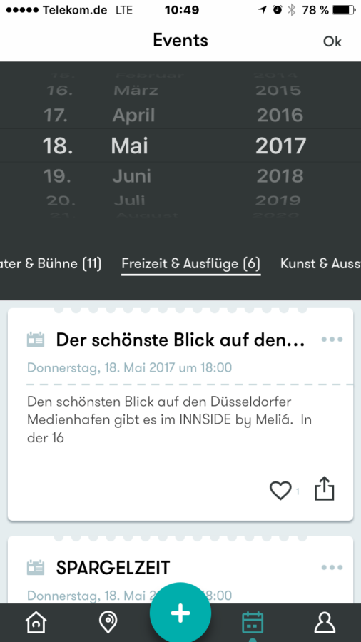 Eventankündigungen, die durch PR-Gateway veröffentlicht wurden, sind auch in mobilen Apps abrufbar.