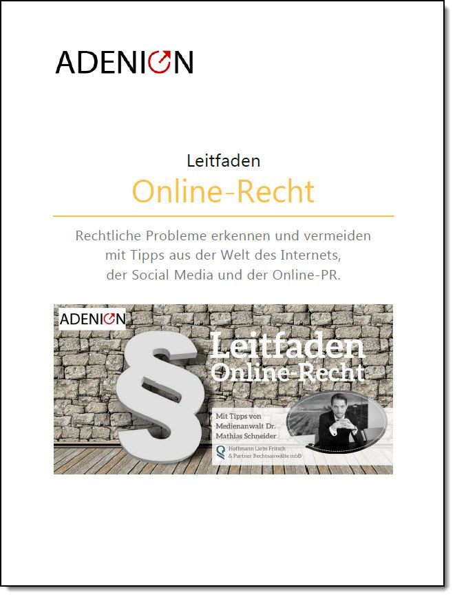 Leitfaden Online-Recht