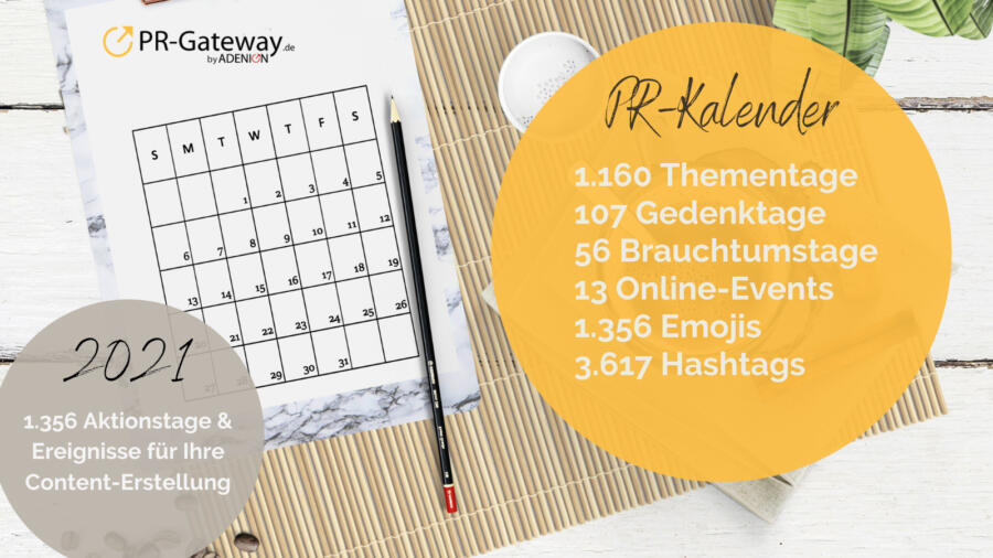 PR Kalender 2021