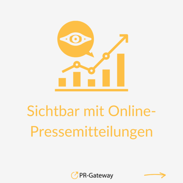 Sichtbar mit Online-Pressemitteilungen