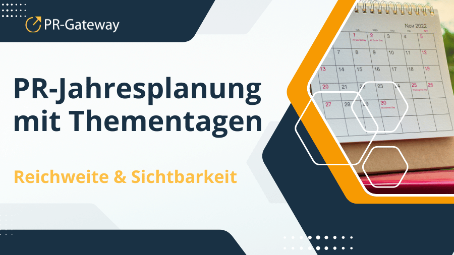 PR-Jahresplanung mit Thementagen