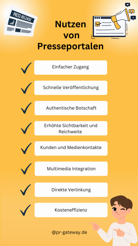 Nutzen von kostenlosen Presseportalen