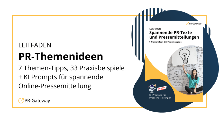 Leitfaden Themenideen für Online-Pressemitteilungen