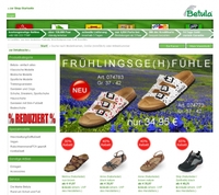 Neuer Online Shop für Schuhe, Sandalen, Clogs, Badesandalen etc