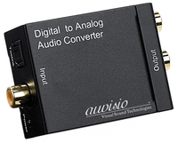 auvisio S/PDIF-Audio-Adapter Toslink/Koaxial-Digital auf analog Cinch