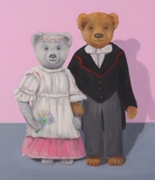 Renommierte Künstlerin Christine Graf veröffentlicht erste Motive ihrer Teddybärenfamilie Sam & Samantha.