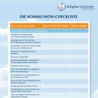 Alles zu seiner Zeit: Checkliste hilft bei Erstkommunion-Vorbereitungen