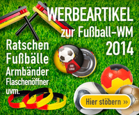 Jetzt oder nie: Die passenden Werbeartikel zur Fussball-WM 2014