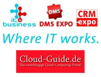 Fachmessen IT & Business, DMS EXPO und CRM-expo kooperieren mit dem Cloud-Computing Internet Portal Cloud-Guide.de.