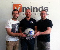 Kickoff für gutes Internetmarketing – viminds – Onlinemarketing unterstützt die Football-Mannschaft der Rostock Griffins