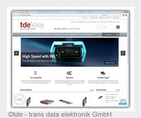 Digitaler Vorreiter: tde bietet als erster Netzwerkspezialist europaweiten Webshop
