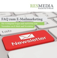 Kostenloses Booklet: FAQ zum E-Mailmarketing der Kanzlei RESMEDIA
