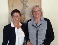 ANG-Präsidentin Brigitte Faust gratuliert Thüringischem Landesverband der Ernährungsindustrie (ANGT) zum 25. Jubiläum