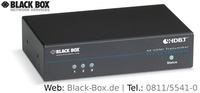 Neuer 5Play-Extender von Black Box überträgt HDMI- und IT-Signale sowie Strom über nur ein Kabel