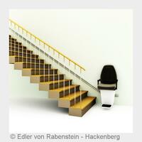 Treppen bequem im Sitzlift überwinden (Stuttgart)