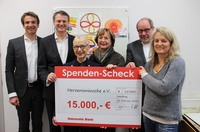 Hanseatic Bank spendet erneut 15.000 Euro für Therapie kranker Kinder