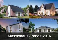 Massivhaus-Trends 2016: Moderne Optik, Funktionalität und Bezahlbarkeit