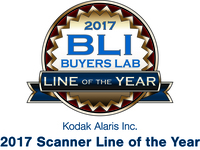 Kodak Alaris zum zweiten Mal in Folge mit dem Buyers Lab Scanner Line of the Year Award 2017 ausgezeichnet