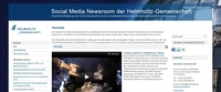 Helmholtz-Gemeinschaft: Social Media Newsroom startet mit NewsRoomWizard