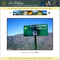 Webportal bietet Informationen für Besucher der Insel La Palma