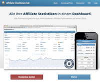 Affiliate-Dashboard - alle Provisionen verschiedener Netzwerke auf einen Blick