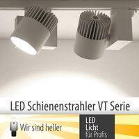 LED Hochvolt-Schienenstrahler - VT Serie