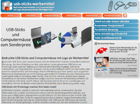 Neuer Online-Shop für USB-Sticks und Computermäuse von MemoTrek