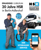 Jubiläum 20 Jahre HSR Hydraulik-Service in Berlin-Adlershof