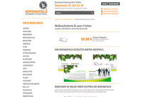 Weihnachtskarte DL quer 4 Seiten - Gestaltung ab 89 Euro