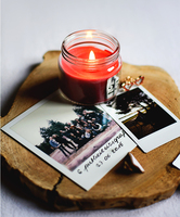 Selbstgemachte Kerzen mit Erdbeerduft