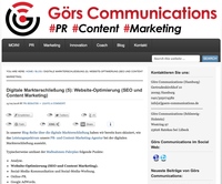 Blog Serie Digitale MarkterschlieÃŸung (5): Website Optimierung (SEO und Content Marketing)