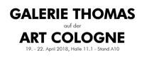 GALERIE THOMAS auf der ART COLOGNE 2018