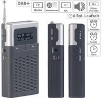 VR-Radio Digitales DAB+/FM-Taschenradio DOR-230