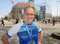 Rasender Krebsforscher: Professor Dr. Hans G. Drexler absolvierte seinen 600sten Marathonlauf
