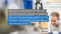 Net at Work nutzt bewährtes Change Management für Einführung von Skype for Business bei Weidmüller