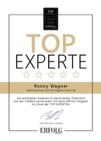 Ronny Wagner als Top-Experte ausgezeichnet