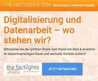 the factlights 2020: Zentrale Online-Studie zu Digitalisierung und Datenarbeit geht an den Start!