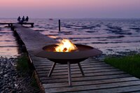 Feurige Gemütlichkeit: Guss-Schale schließt den Kreis