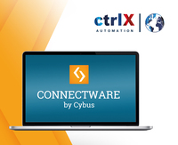 Mit der Cybus Connectware App für ctrlX AUTOMATION ist ab sofort fabrikweite Vernetzung möglich