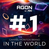 AGON by AOC sichert sich Platz 1 als weltweit führende Gaming-Monitor-Marke