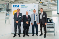 Offizielle Vorstellung von neuer Wasserstoff-Brennstoffzellen-Produktionsstätte der Proton Motor Fuel Cell GmbH