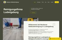 Neubauer Gebäudereinigung: Neue Webseite für Ludwigsburg