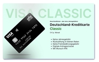 Neue Konditionen: Aber Deutschland-Kreditkarte Classic bleibt weiterhin ohne Jahresgebühr