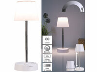 PEARL Dimmbare Teleskop-Akku-Tischleuchte mit 80 Lumen