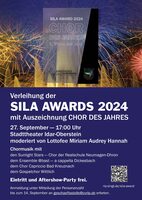 Verleihung der SILA Awards 2024 - eine Auszeichnung für besonderes Engagement in der Chorkultur