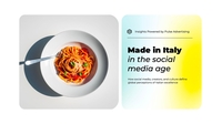 "Made in Italy: Deutsche entdecken italienische Marken auf Social Media vor allem im Bereich Food & Beverage